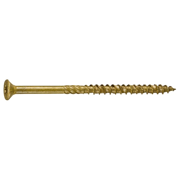 Saberdrive Deck Screw, #10 x 3-1/2 in, Steel, Torx Drive, 1358 PK 56061 - main